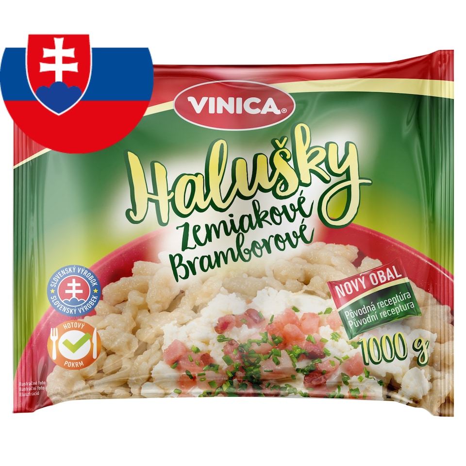 Vinica Hlbokozmrazené slovenské zemiakové halušky 1000 g