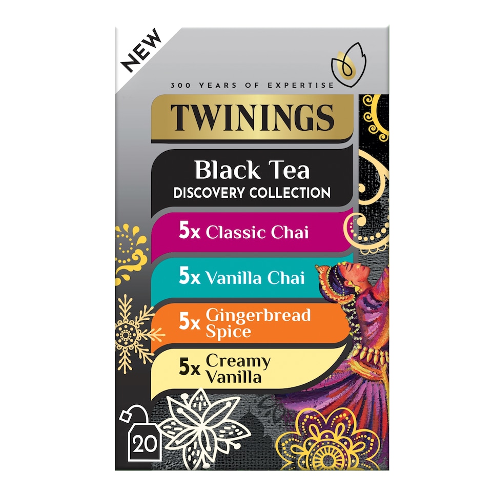 image 1 of Twinings Black Tea Discovery Collection  20 Tea Bags 40g