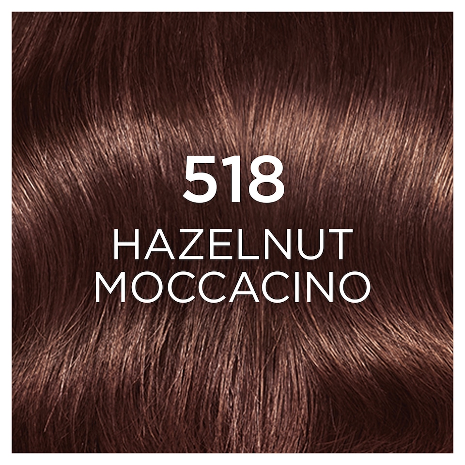 image 1 of L'Oreal Paris Casting Creme Gloss 518 Hazelnut Moccaccino Semi-Permanent Hair Dye