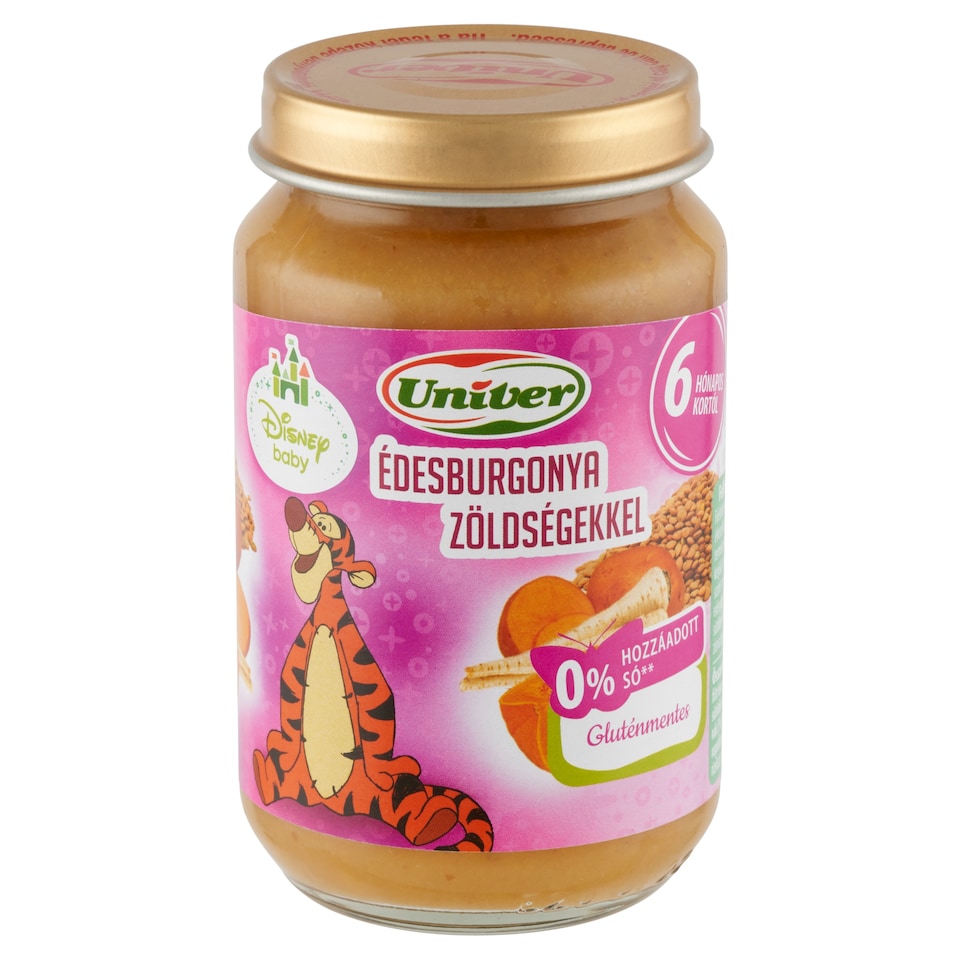 Univer Disney Baby édesburgonya zöldségekkel zöldségpüré bébiknek 6 hónapos kortól 163 g  1. kép