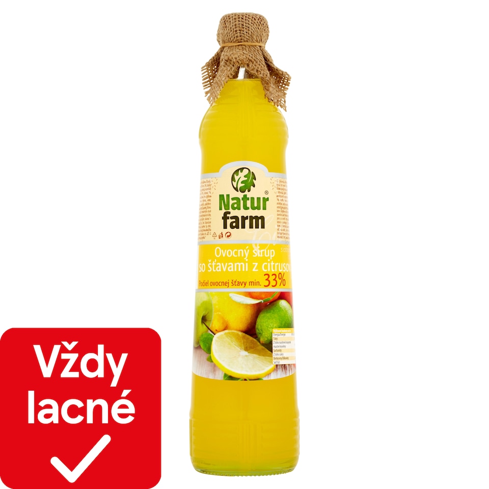 Natur Farm Ovocný sirup so šťavami z citrusov 0,7 l