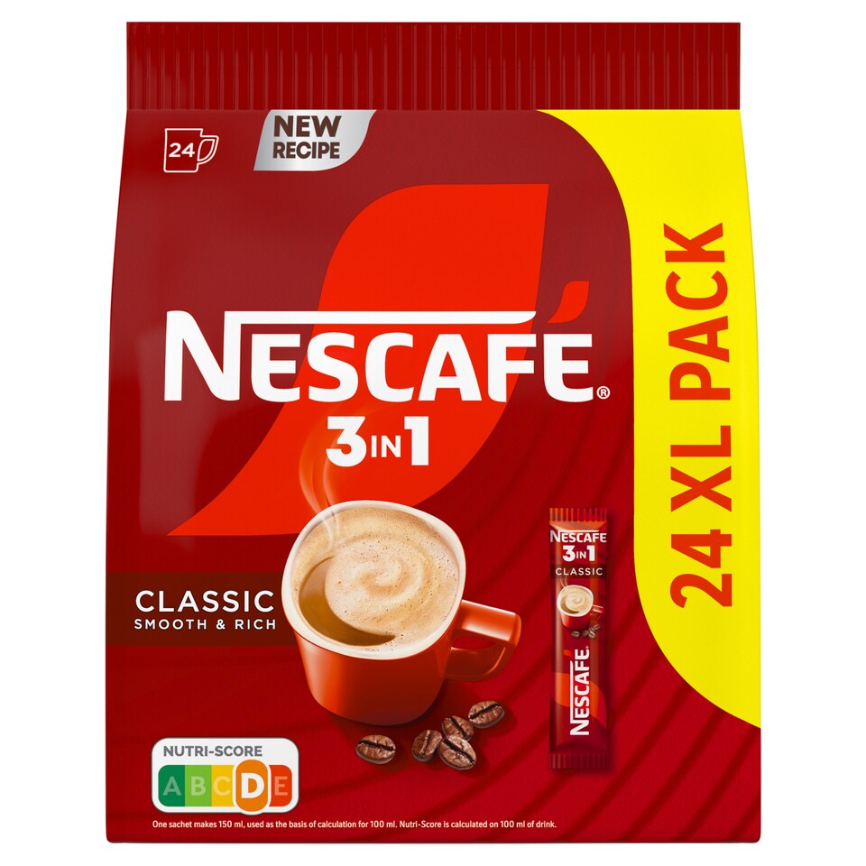 image 1 of NESCAFÉ 3in1 Classic Smooth & Rich Instant Coffee Speciality 24 x 15,5 g (372 g)