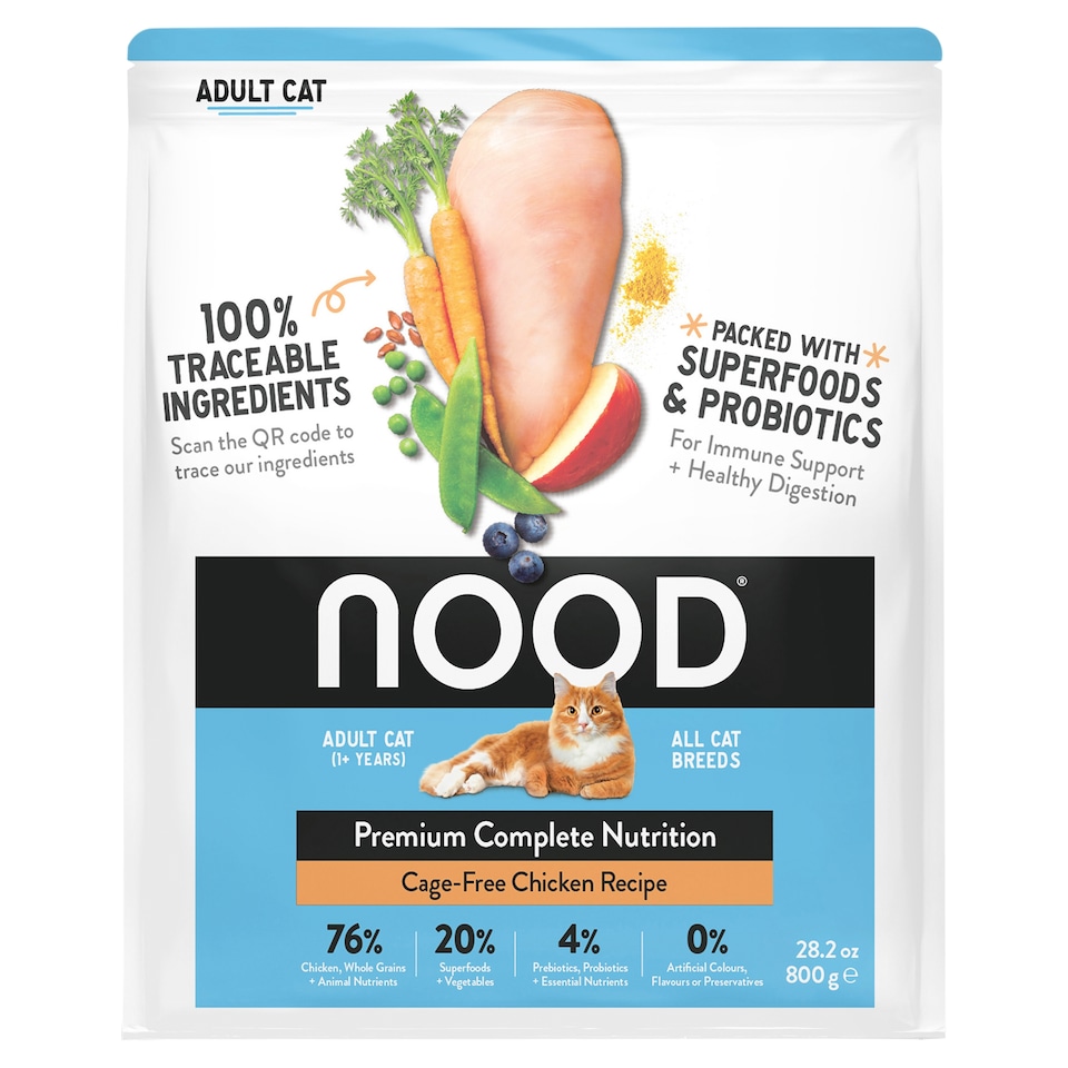 image 1 of Nood Cat Premium Cage Free Chicken Recipe 800G