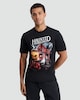 image 1 of F&F Pure Cotton Haunted Vibes Only Slogan T-Shirt in Black