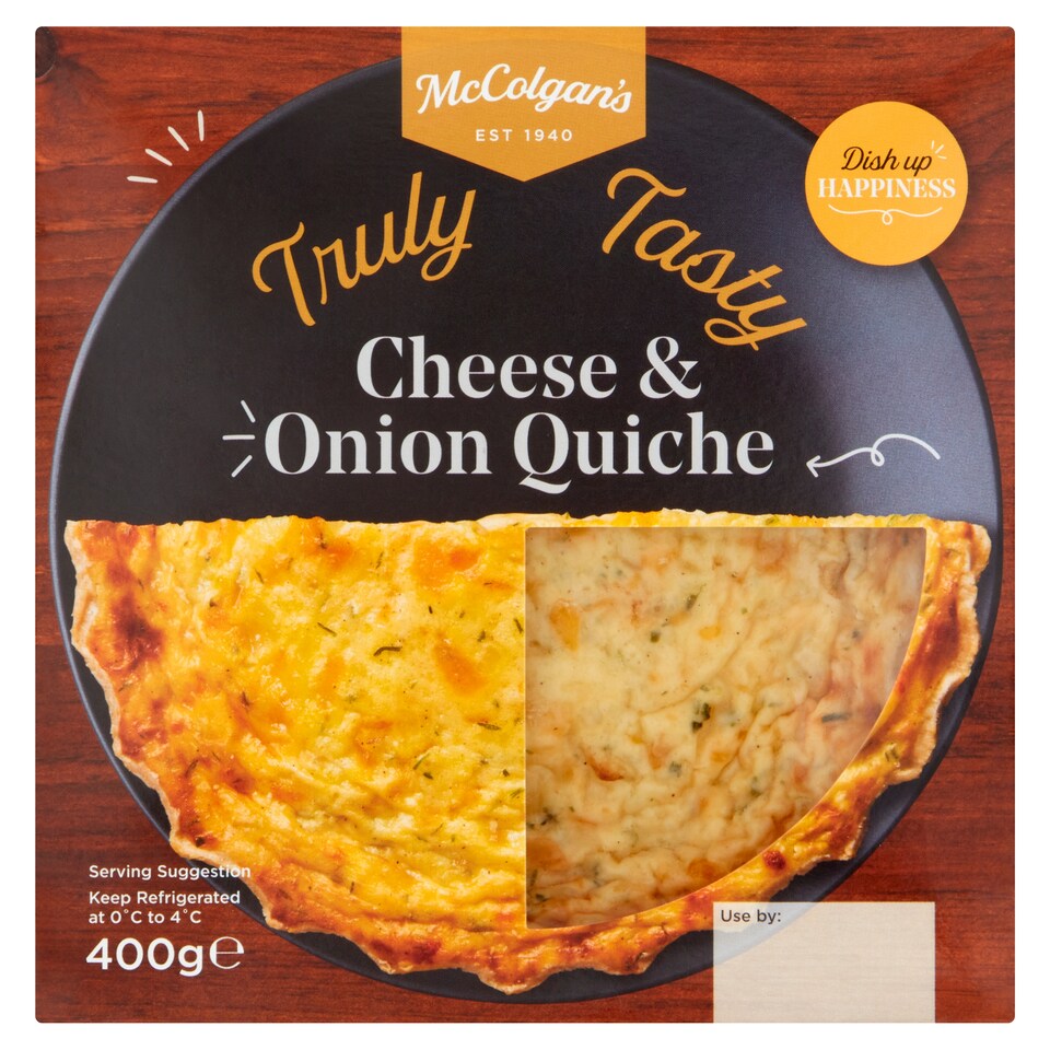 Mccolgans Cheese & Onion Quiche 400G