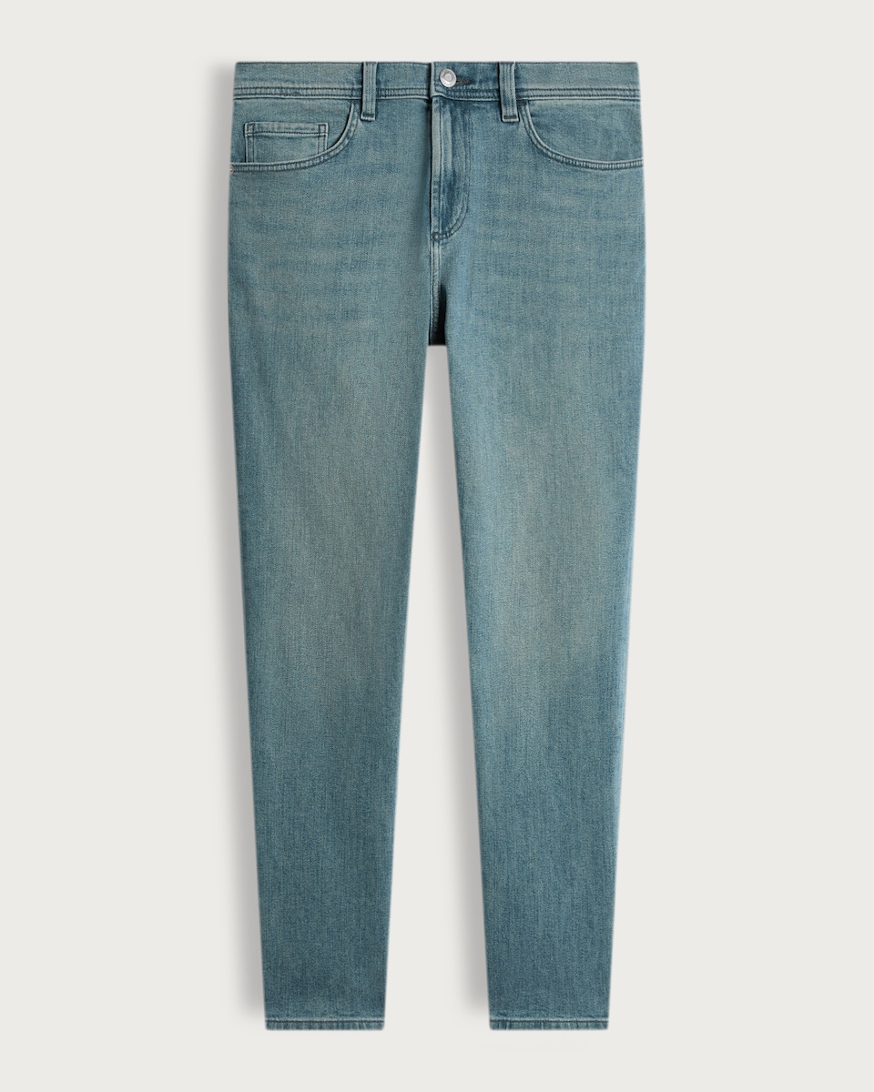 image 1 of F&F Cotton Rich Slim Fit Jeans in Blue