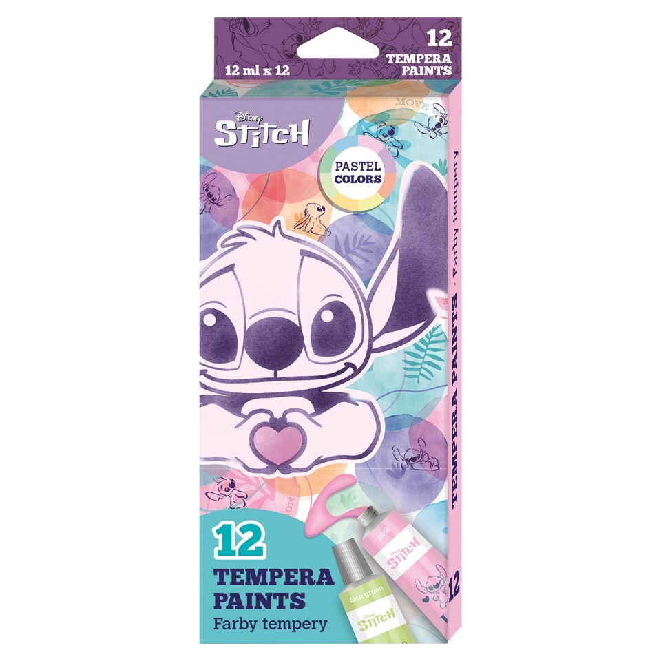 Disney Stitch pasztell tempera 12 x 12 ml  1. kép
