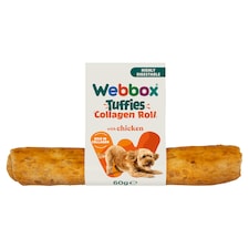Webbox Dog Tuffies Collagen Roll Chicken 60g