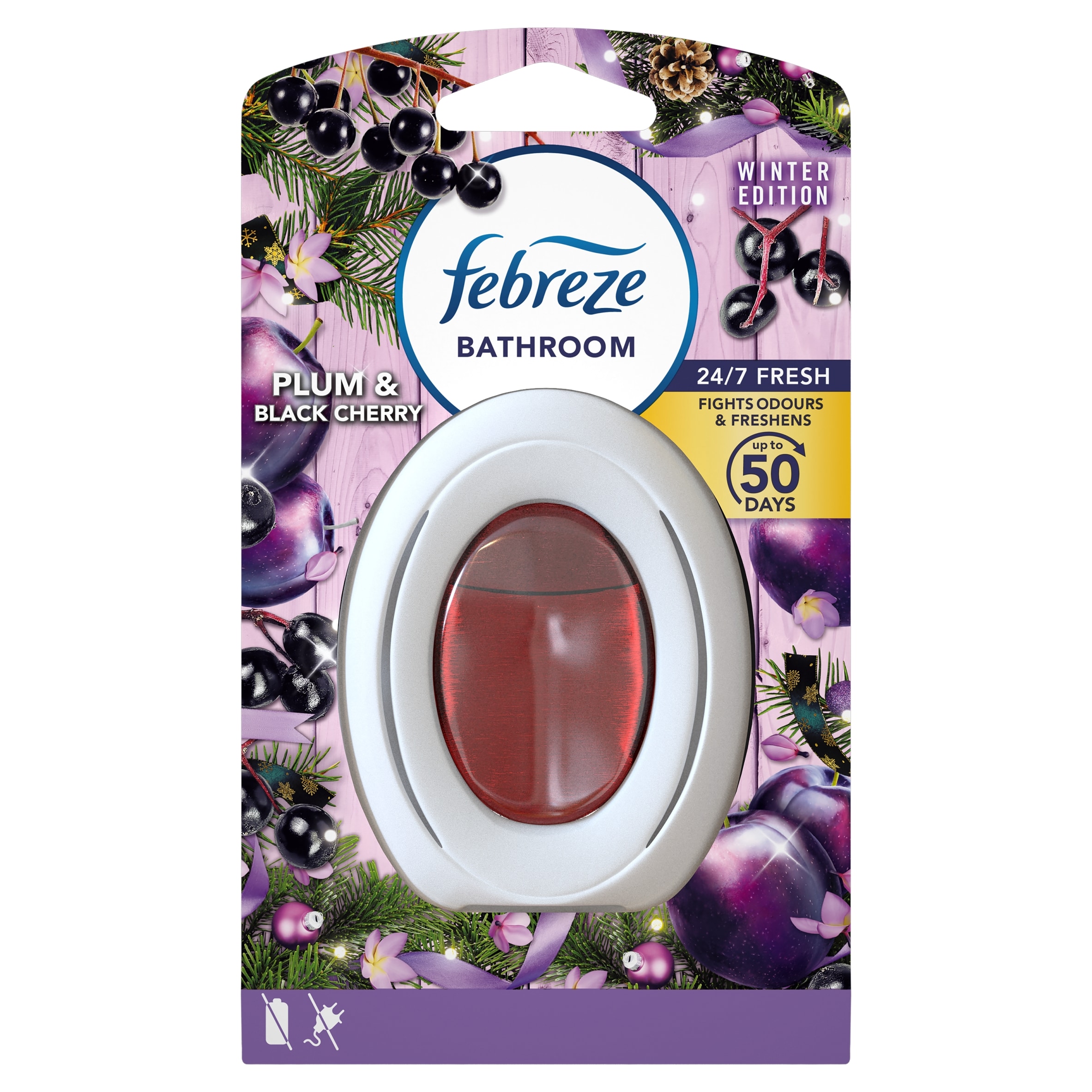 Febreze Bathroom Air Freshener Cherry & Plum Refresh 7.5ml