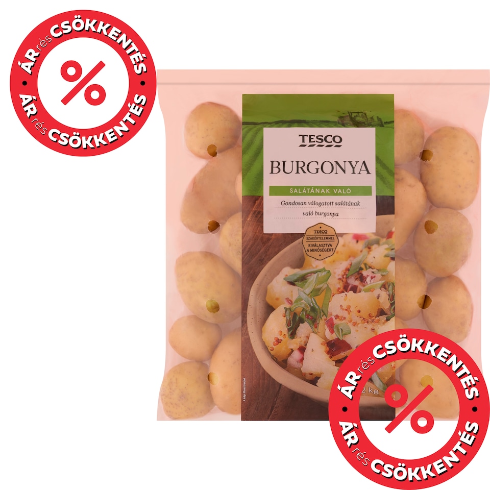 Tesco burgonya salátának való 2 kg