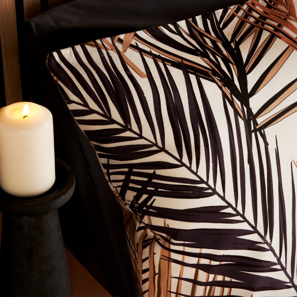 image 1 of Cosmo Living Fern Leaf Duvet Set King
