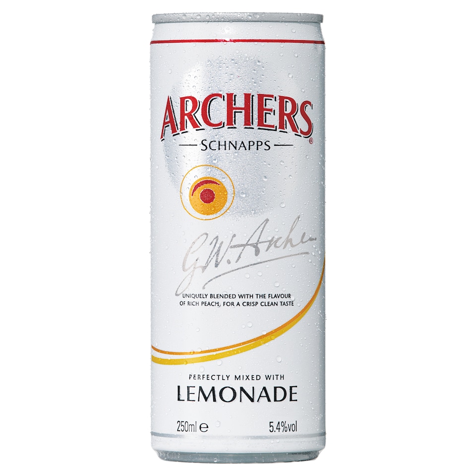 image 1 of Archers and Lemonade Ready to Drink 250ml