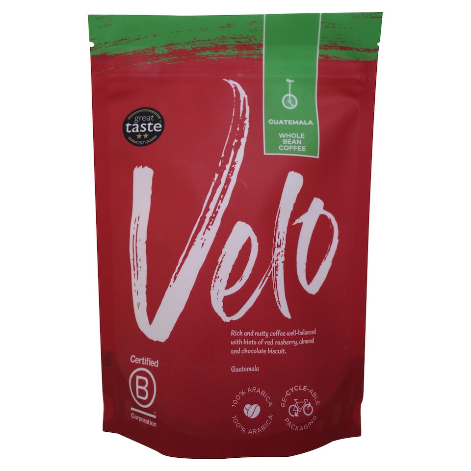Velo Guatemala Whole Bean Coffee 200g