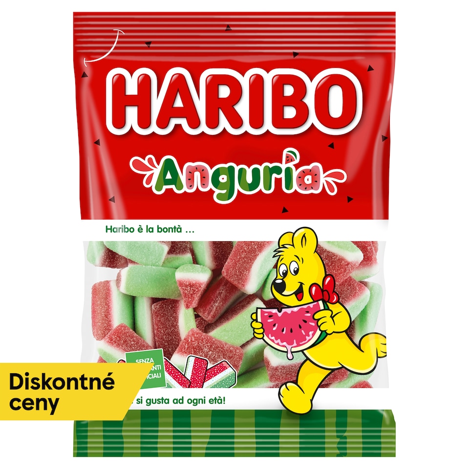Haribo Anguria želé s ovocnou a melónovou príchuťou 175 g