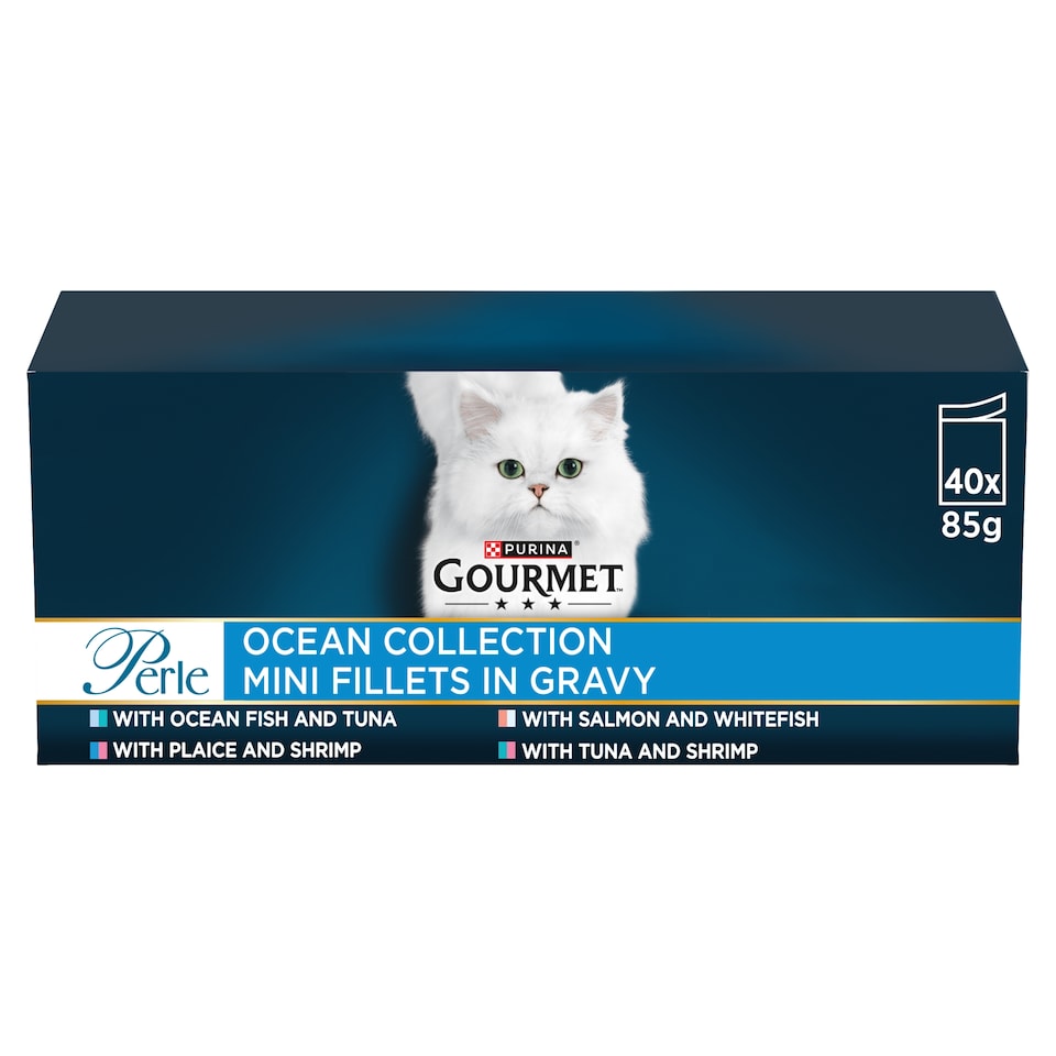 Gourmet Perle Cat Food Ocean Collection 40X85g