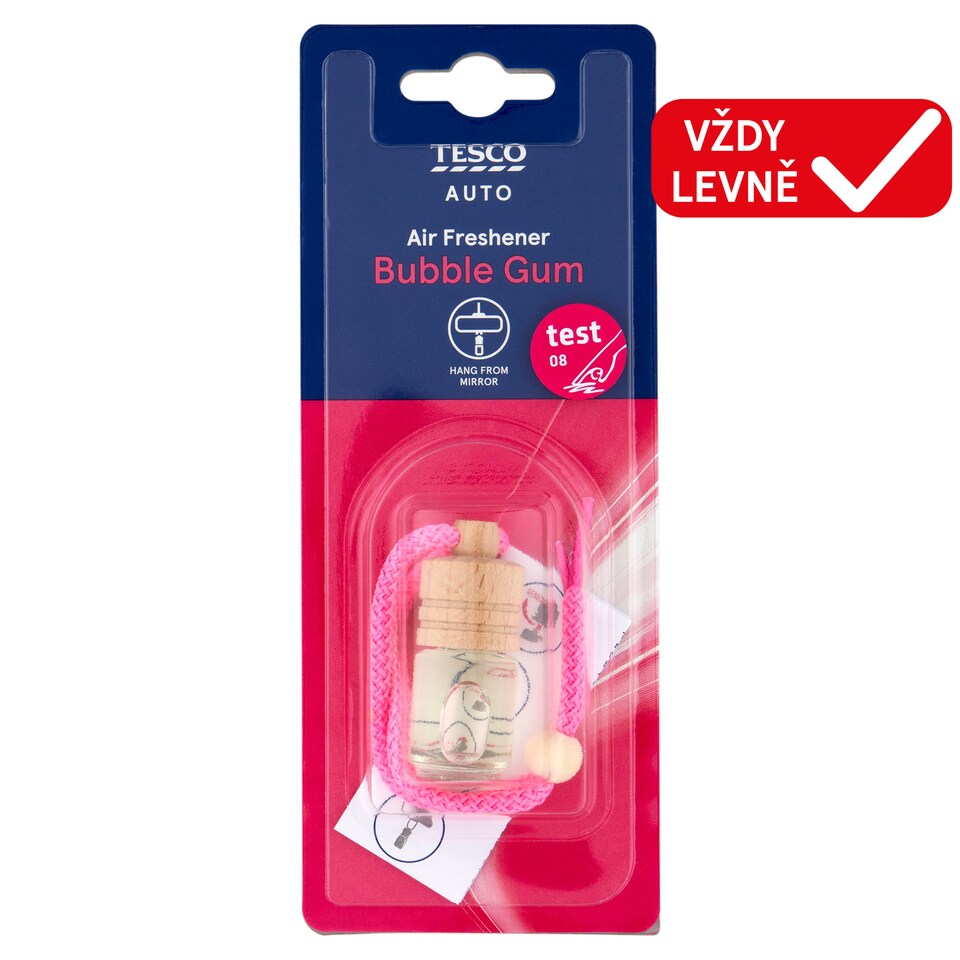 Tesco Auto Osvěžovač vzduchu vůně žvýkačka 5ml