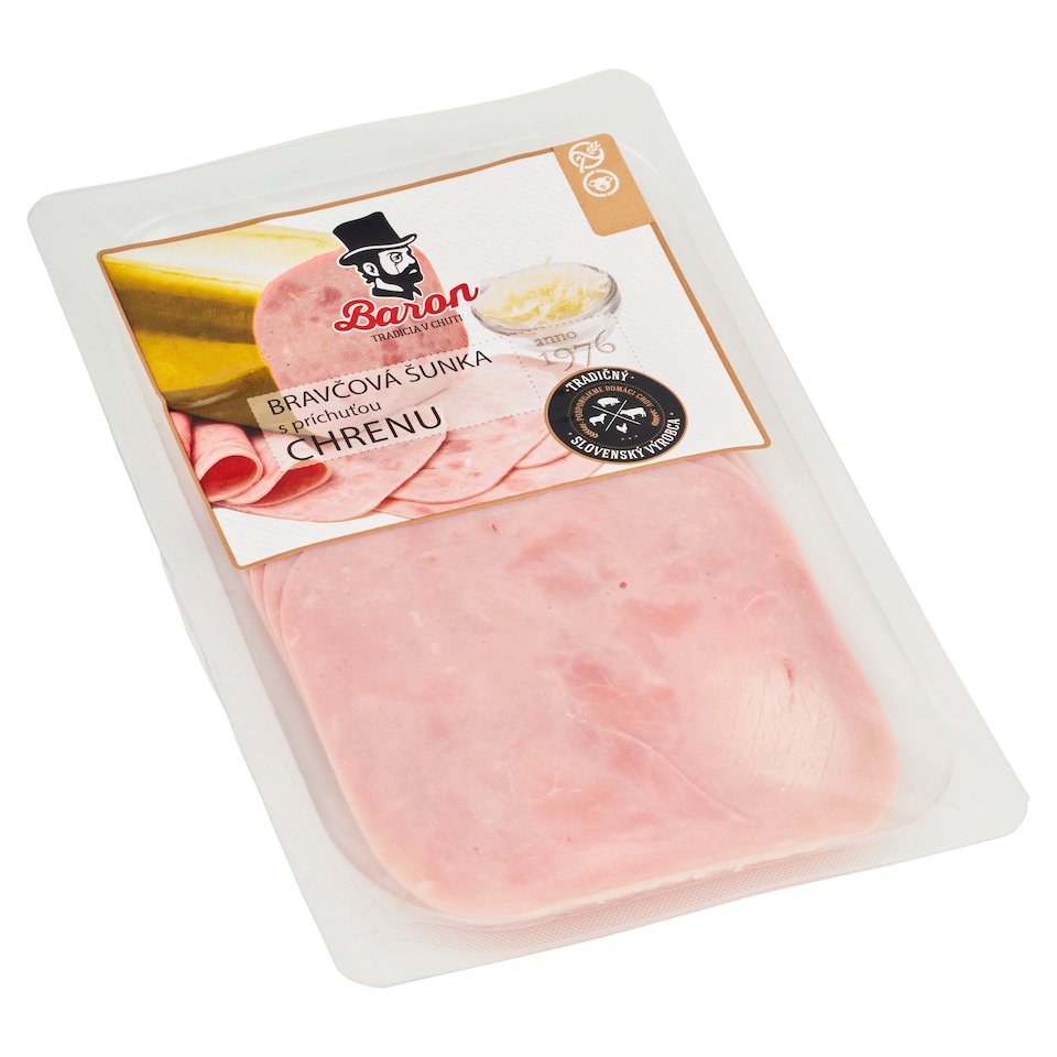 obrázok 1 z Baron Bravčová šunka s príchuťou chrenu 100 g