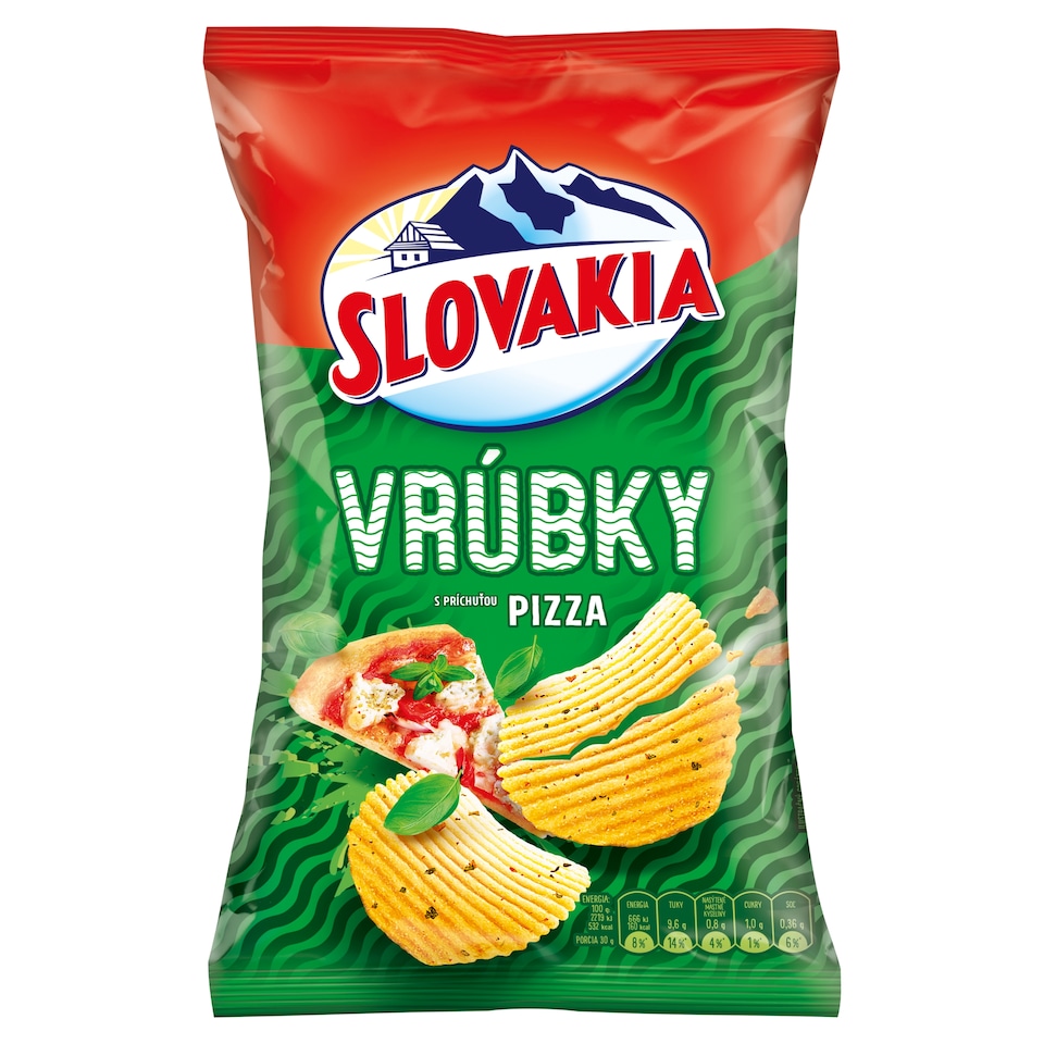 Slovakia Vrúbky s príchuťou pizza 120 g