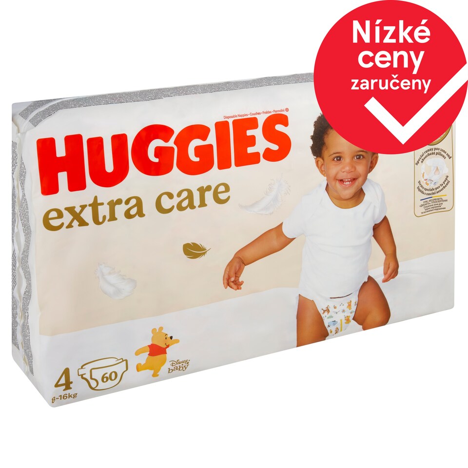 Huggies Extra Care Diapers Size 4 Children 8-16kg 60 pcs