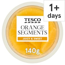 TESCO Orange Segements 140g