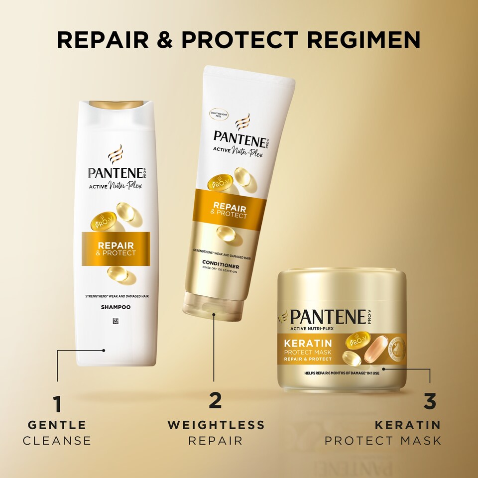 image 1 of Pantene Active Nutri-Plex Repair & Protect Shampoo 325ml