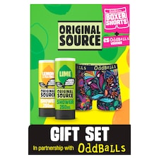 Original Source Shower Gel & Boxer Short Gift Set