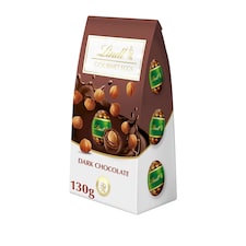 Lindt Gourmet Eggs Dark Chocolate with Whole Roasted Hazelnuts 130g