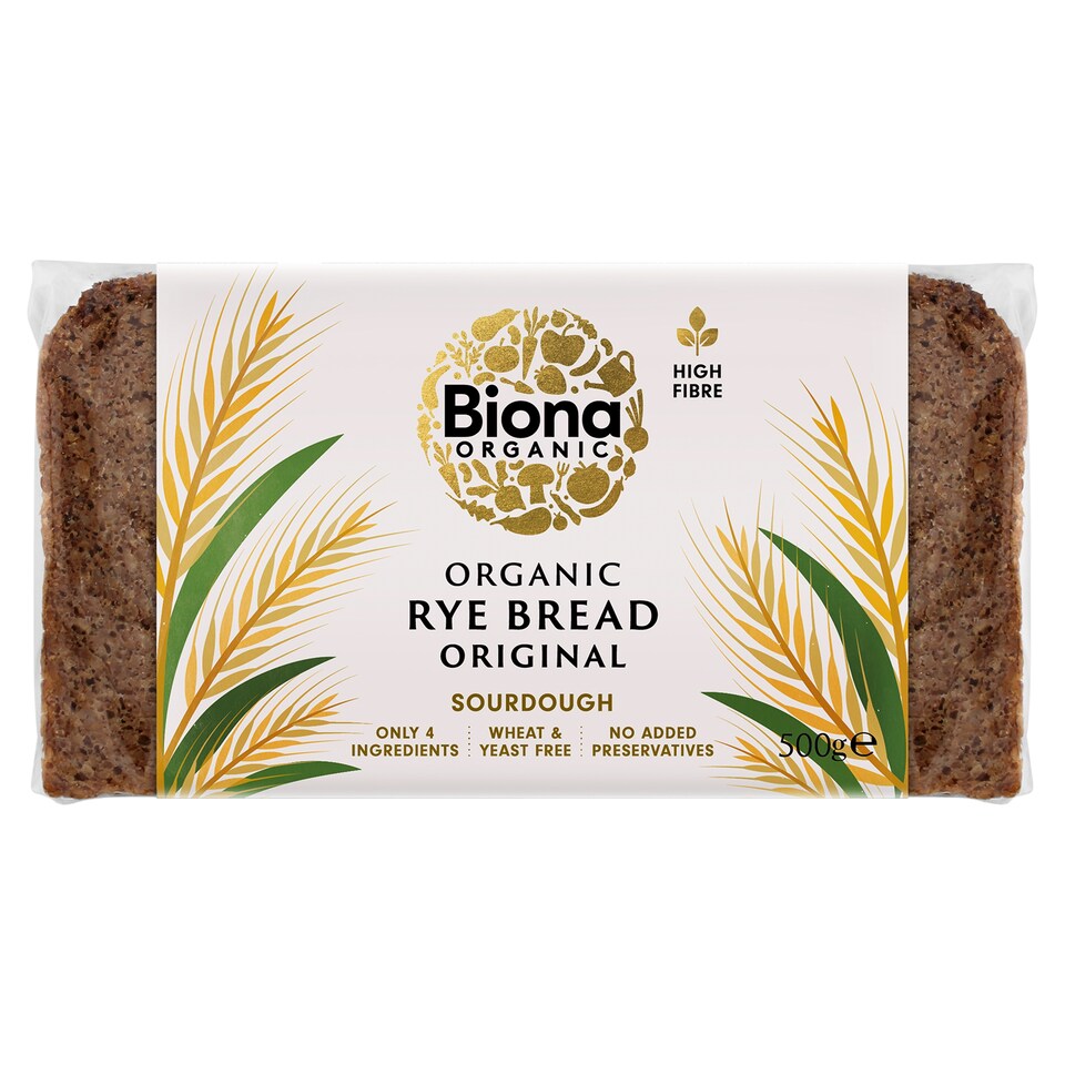 Biona Organic Rye Bread 500g