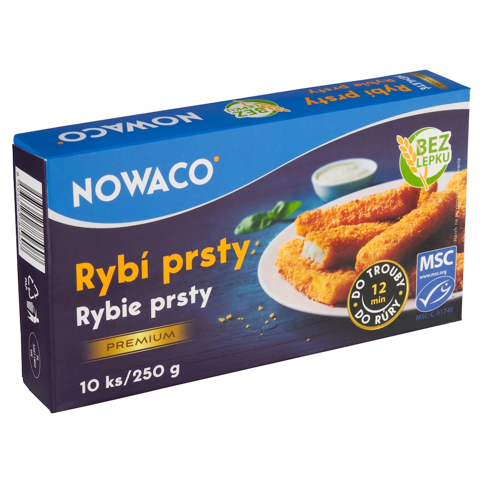 Obrázek 1 pro produkt Nowaco Premium nemleté rybí prsty 10 ks 250g