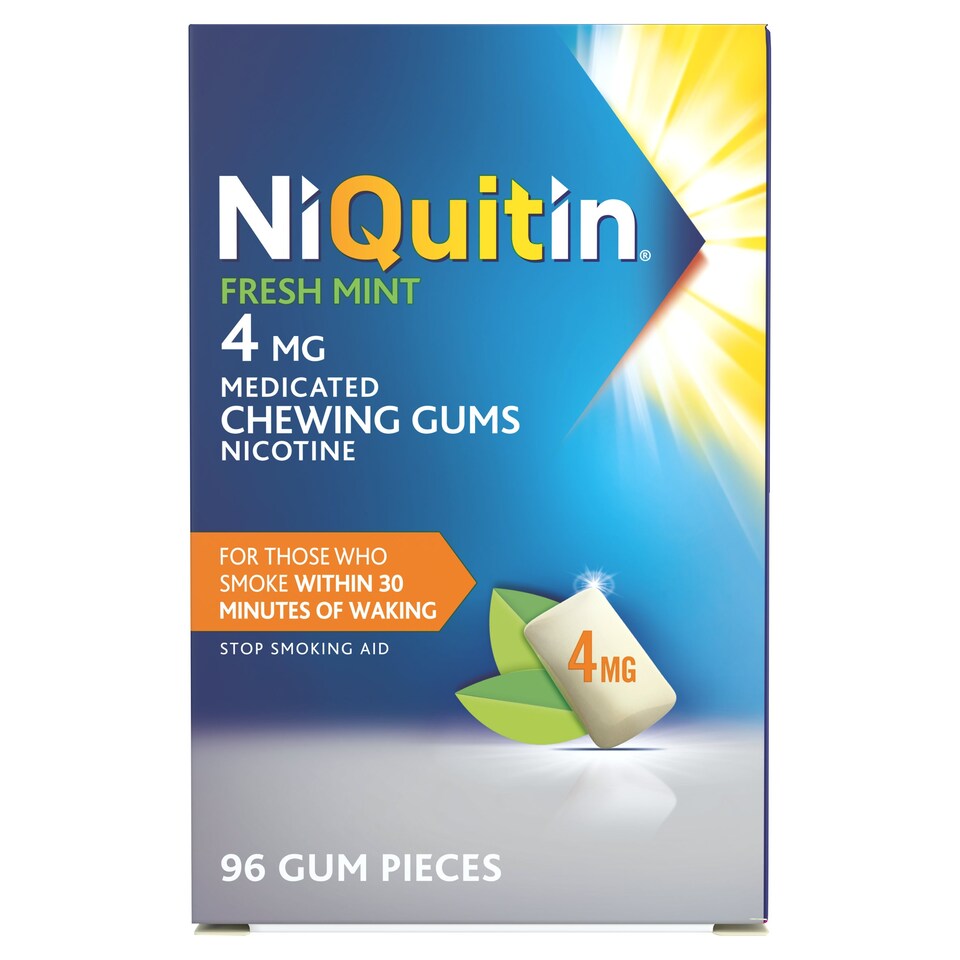 NIQUITIN 4MG GUM MINT 3 96 S