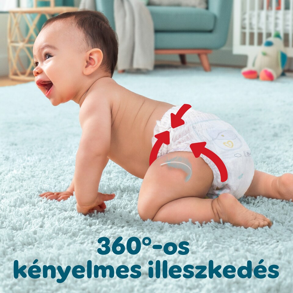 Pampers Premium Care Bugyipelenka, Méret: 5, 52 db, 11kg-17kg 1. kép