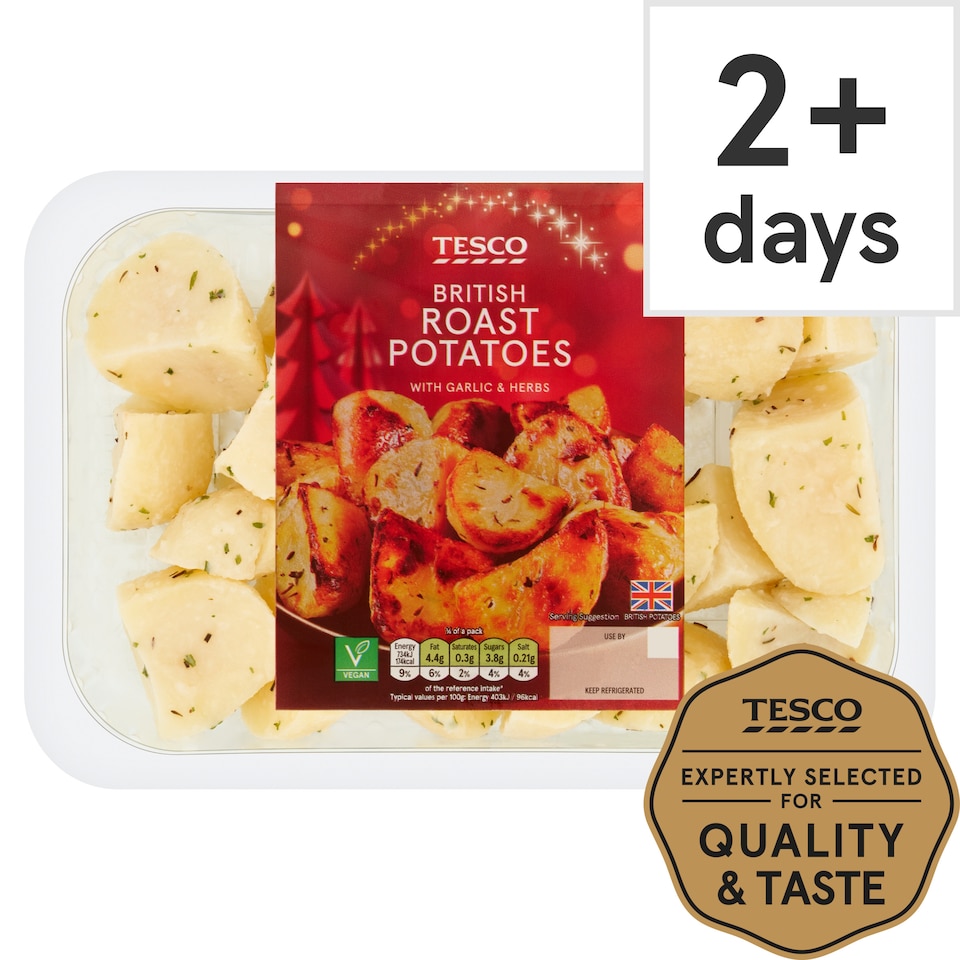 Tesco Seasoned Roast Potatoes 800G