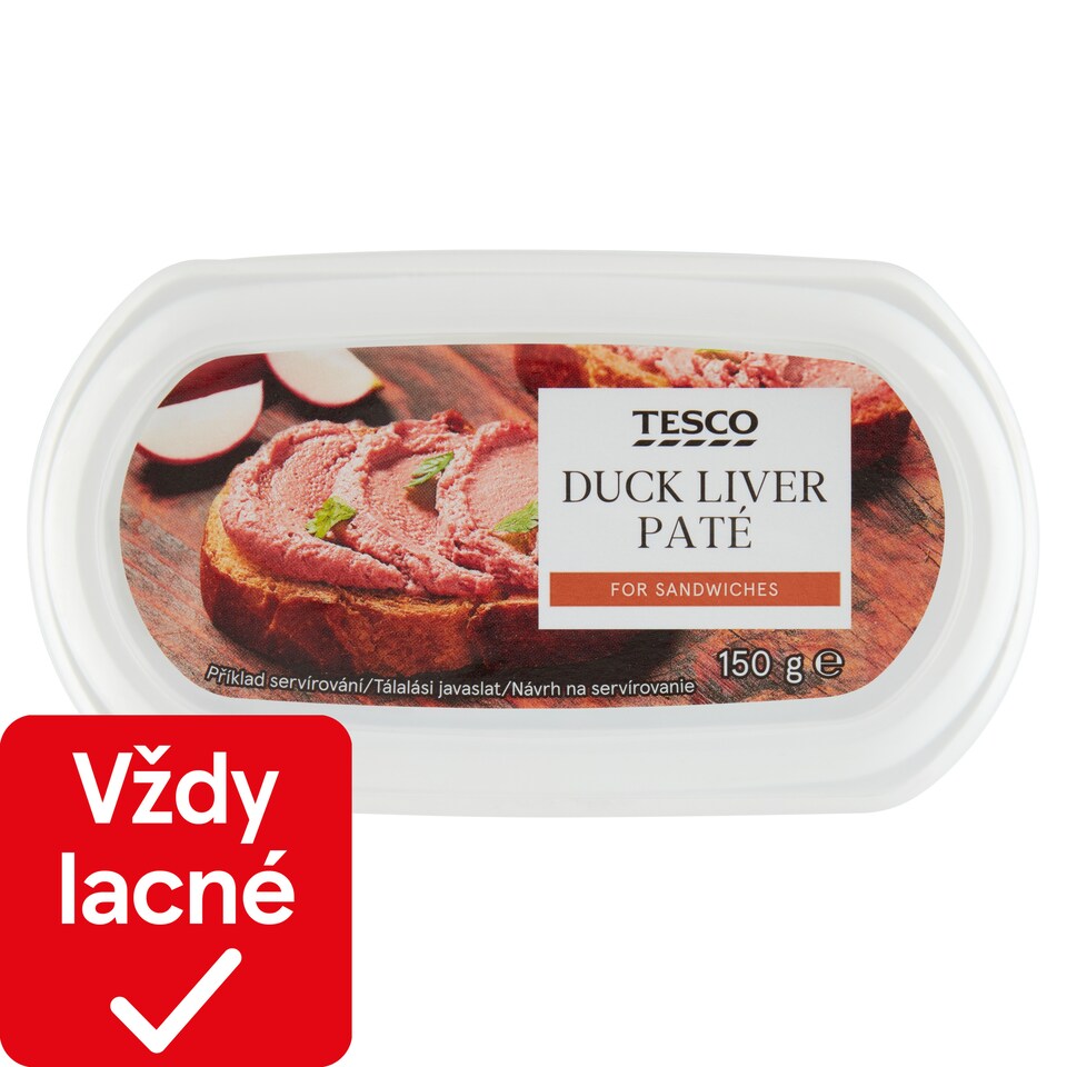 Tesco Paštéta s kačacou pečeňou 150 g