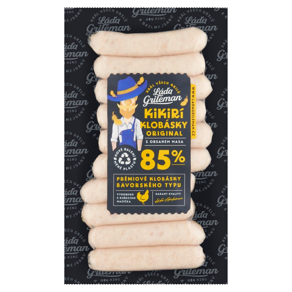 Obrázek 1 pro produkt Kikirí klobásky original 0,220kg