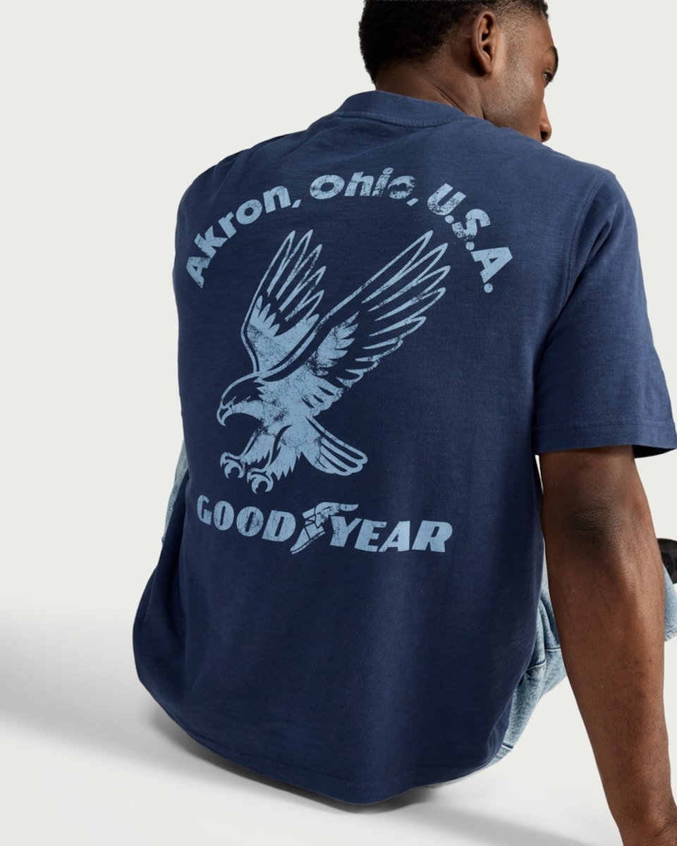 image 1 of RDA Goodyear T-Shirt in Navy