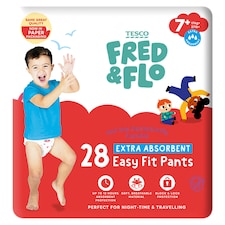 Fred & Flo Easy Fit Pants Size 7+ 28 Pack