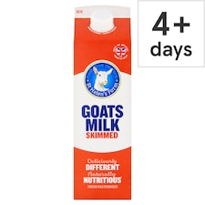 St Helen's Fresh Skimmed Goats Milk 1 Litre