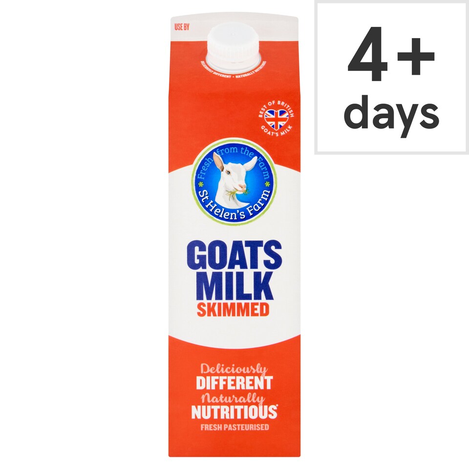 image 1 of St Helen's Fresh Skimmed Goats Milk 1 Litre
