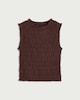 image 4 of F&F Pure Cotton Smocked Vest in Brown