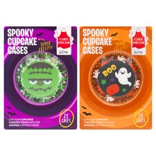 Cake Decor Halloween Cupcakes Case 25Pk