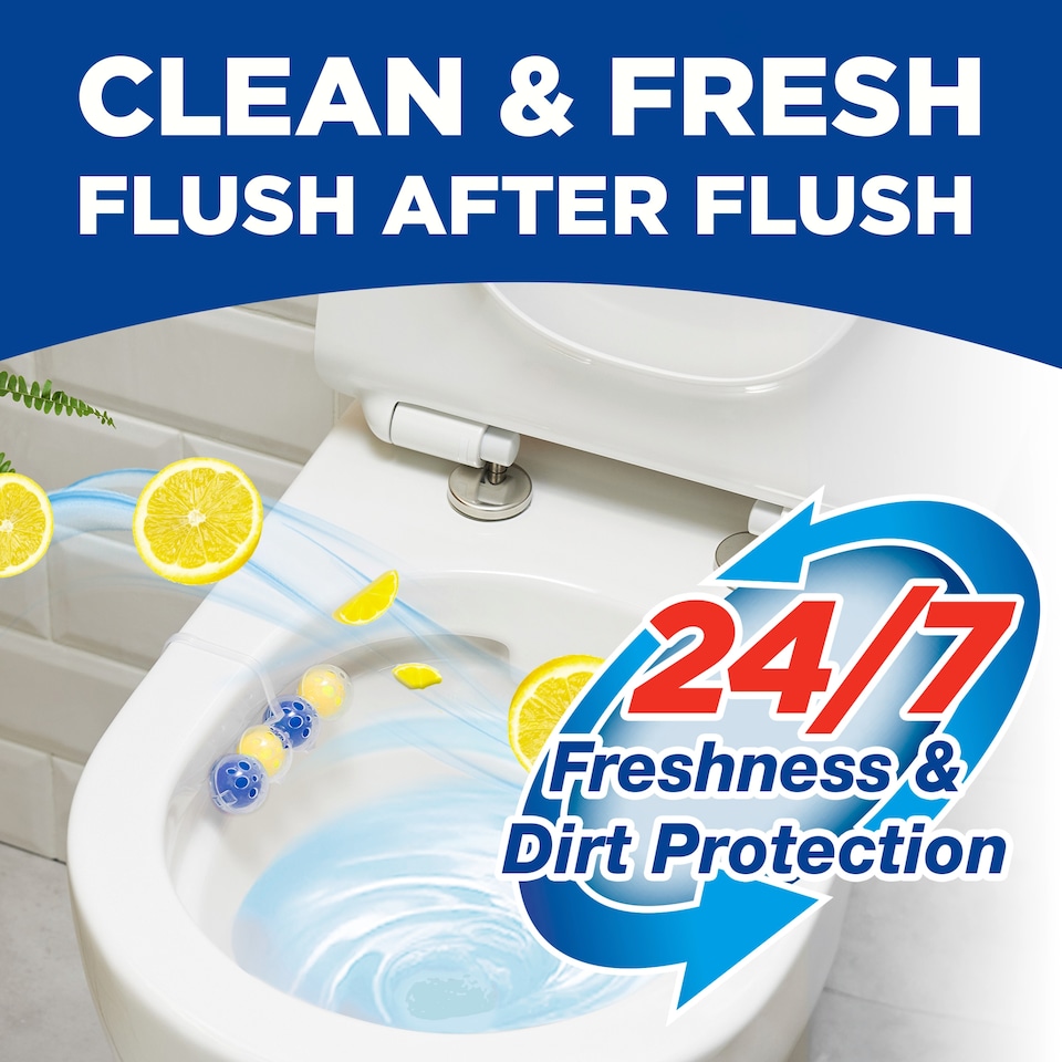 image 1 of Bloo Poweractive Lemon Toilet Rim Block 50G