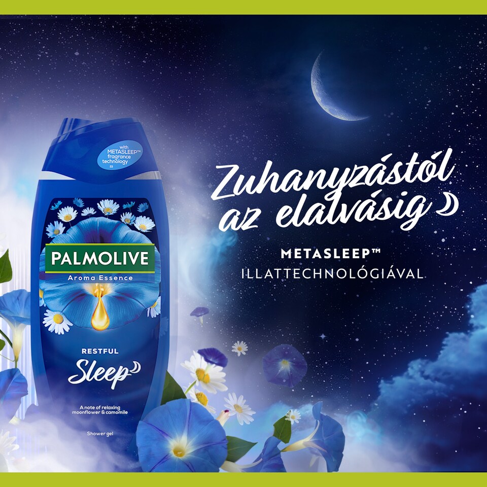 Palmolive Aroma Essence Restful Sleep tusfürdő 500 ml  1. kép