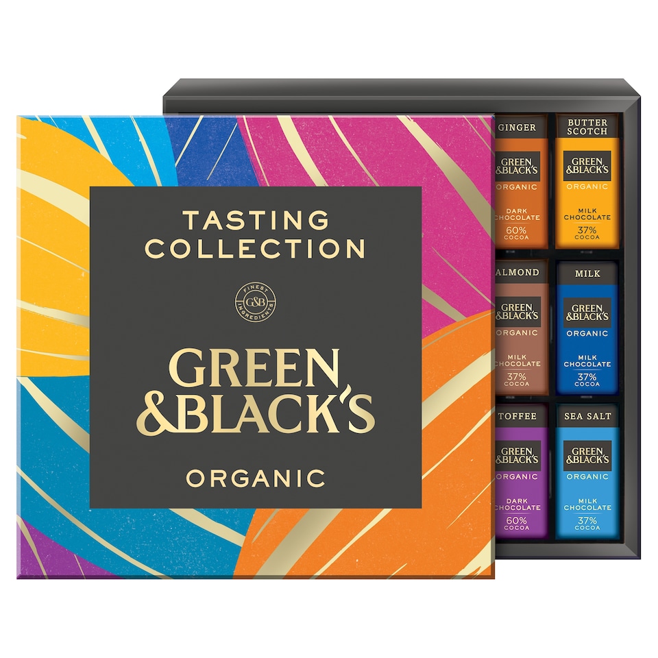 Green & Black's Organic Tasting Collection Boxed Chocolates 395g