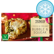 Tesco 2 Bubble & Squeak with Blue Cheese Melts 280g