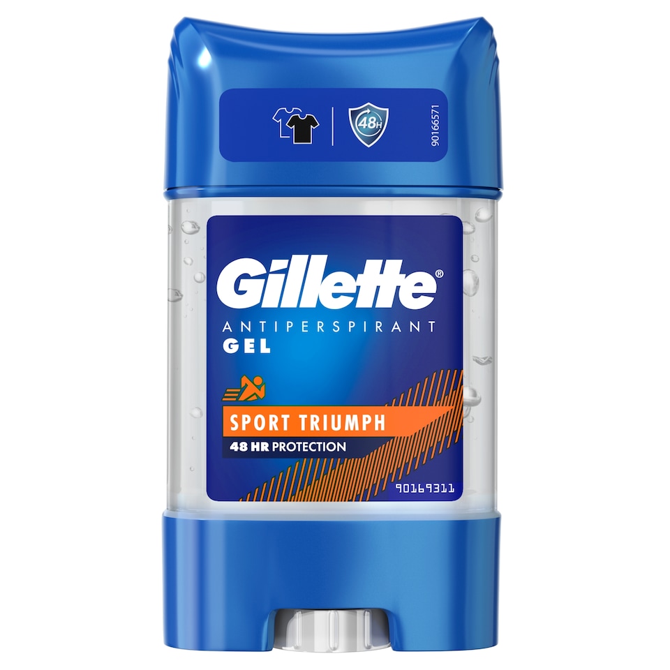 image 1 of Gillette Antiperspirant Deodorant Clear Gel Sport Triumph For Men
