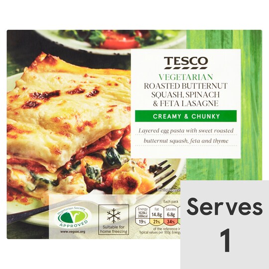 Tesco Vegetarian Lasagne Aria Art