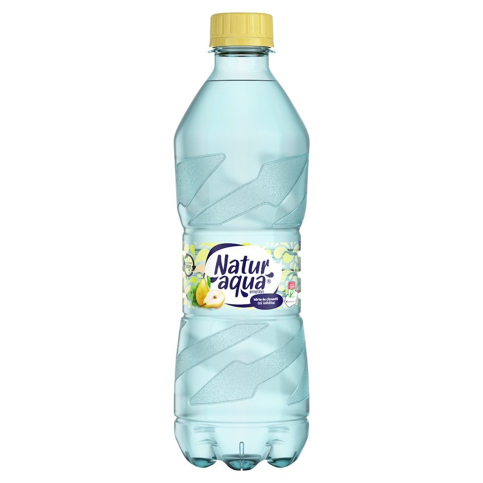 NaturAqua Emotion körte és citromfű ízű szénsavas üdítőital 500 ml