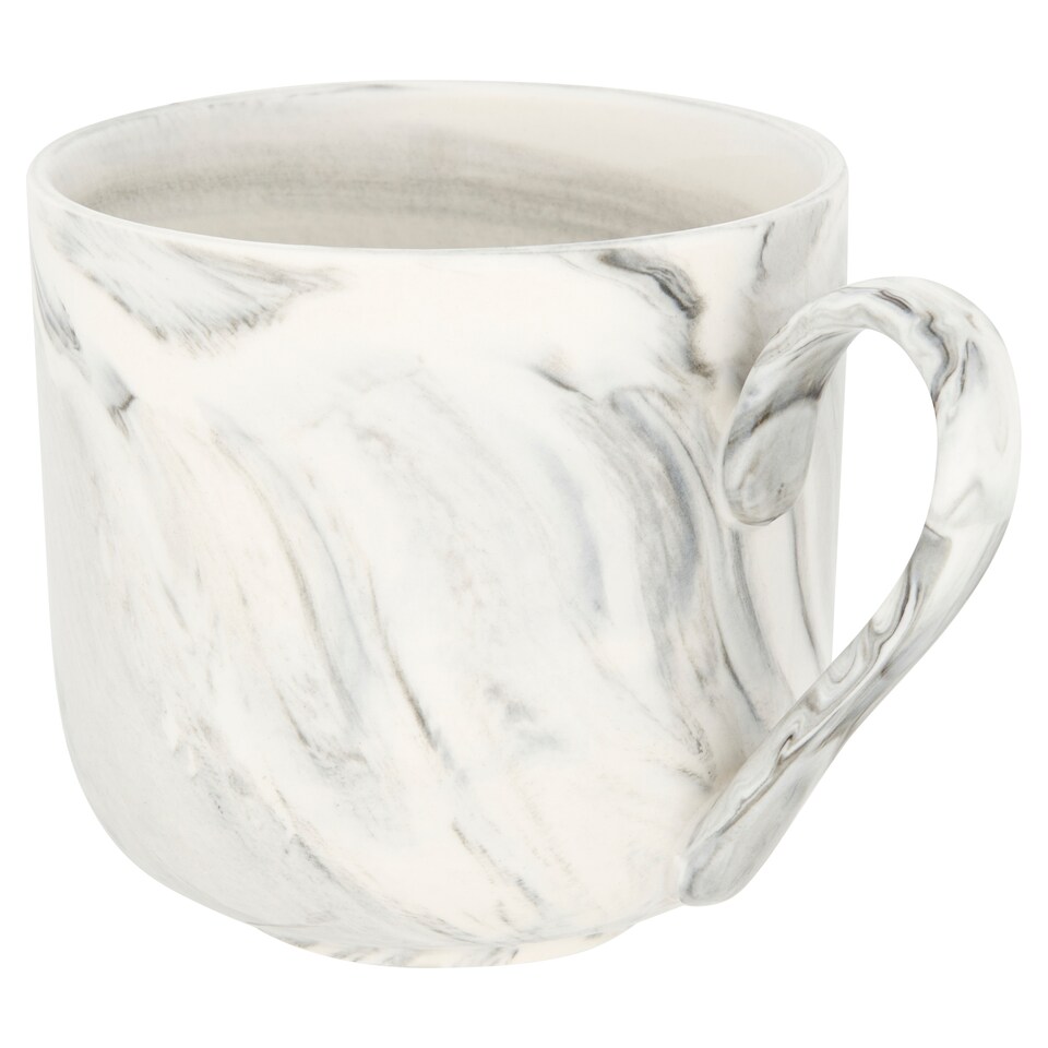 image 1 of Tesco Grey Marble Mug