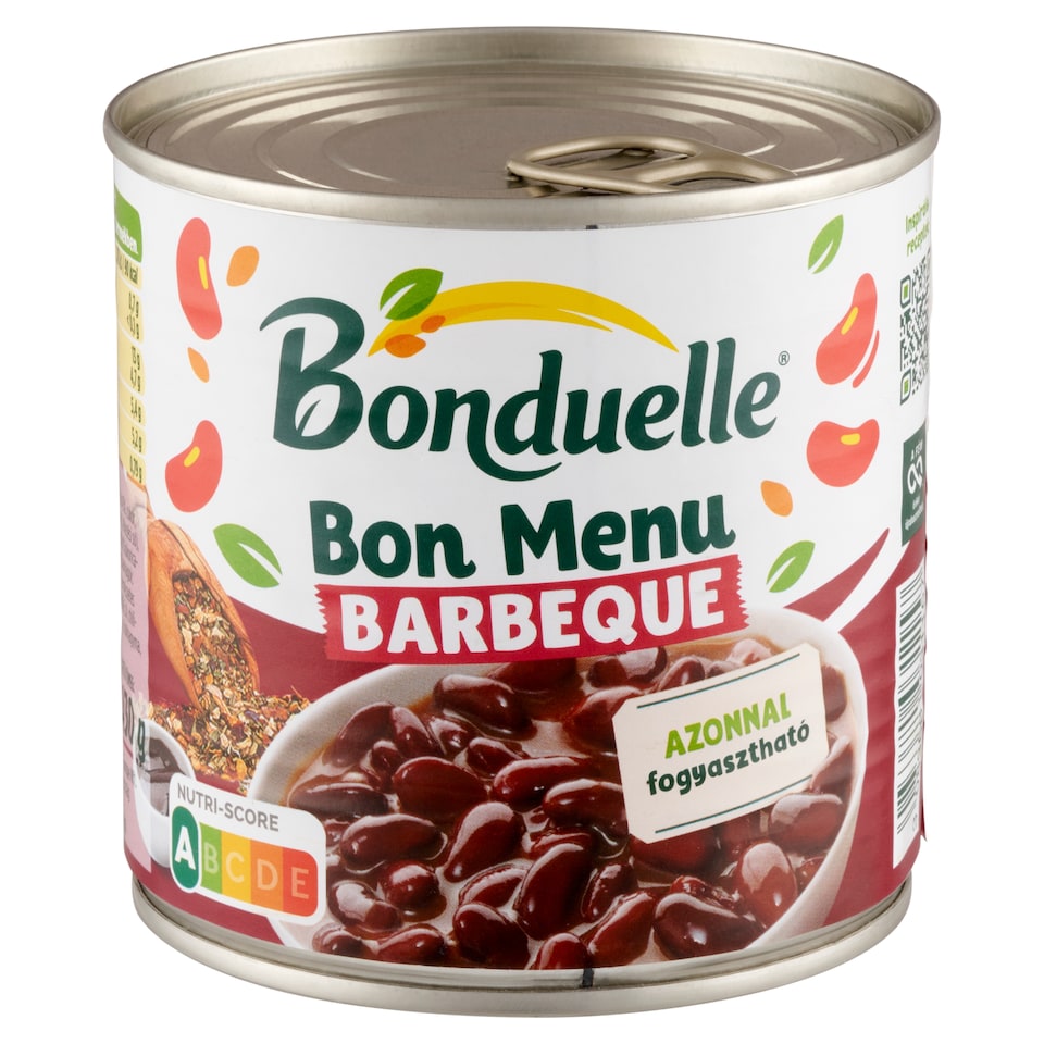 Bonduelle Bon Menu Barbeque vörösbab barbeque mártásban 430 g