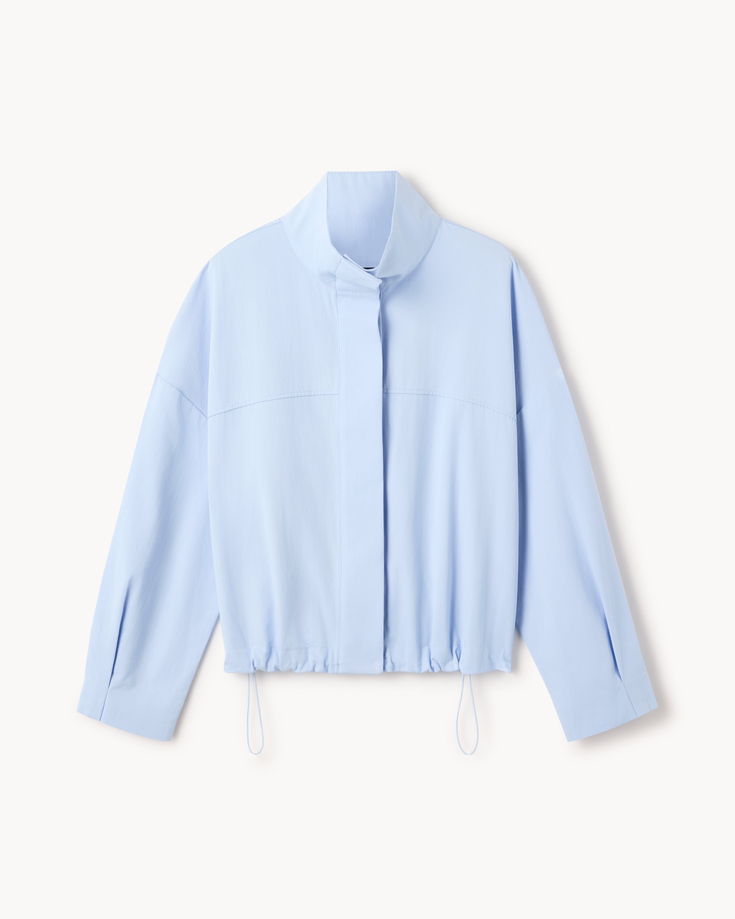 F&F Pure Cotton Funnel Neck Jacket in Blue
